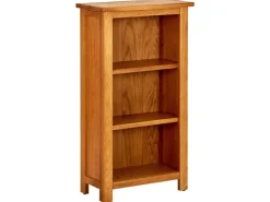 vidaXL Bücherregal 45x22,5x82 cm Eiche Massivholz