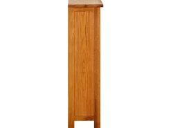 vidaXL Bücherregal 45x22,5x82 cm Eiche Massivholz