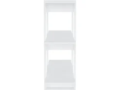 vidaXL Bücherregal/Raumteiler Weiß 80x30x87 cm* Bücherregale