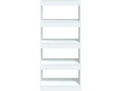 vidaXL Bücherregal/Raumteiler Weiß 60x30x135 cm Holzwerkstoff* Bücherregale