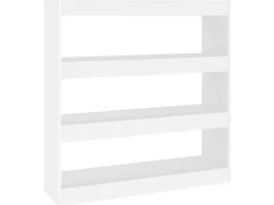 vidaXL Bücherregal/Raumteiler Weiß 100x30x103 cm* Bücherregale