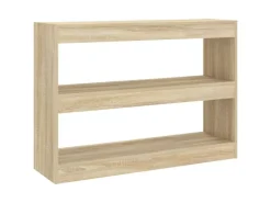 vidaXL Bücherregal/Raumteiler Sonoma-Eiche 100x30x72 cm* Bücherregale