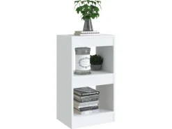 vidaXL Bücherregal/Raumteiler Weiß 40×30×72cm* Holzregale|Bücherregale