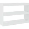 vidaXL Bücherregal/Raumteiler Weiß 100x30x72 cm