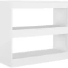 vidaXL Bücherregal/Raumteiler Weiß 80x30x72 cm