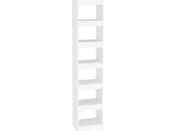 vidaXL Bücherregal/Raumteiler Weiß 40x30x198 cm* Bücherregale