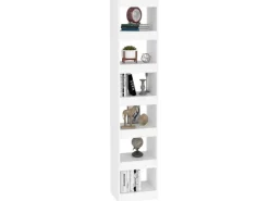 vidaXL Bücherregal/Raumteiler Weiß 40x30x198 cm* Bücherregale