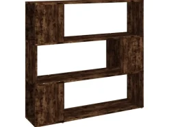 vidaXL Bücherregal/Raumteiler Räuchereiche 100x24x94 cm* Bücherregale