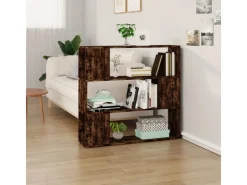 vidaXL Bücherregal/Raumteiler Räuchereiche 100x24x94 cm* Bücherregale
