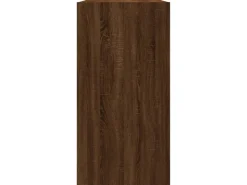 vidaXL Bücherregal/Sideboard Braun Eiche 50x25x80 cm Holzwerkstoff