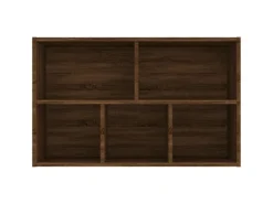 vidaXL Bücherregal/Sideboard Braun Eiche 50x25x80 cm Holzwerkstoff