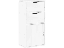 vidaXL Beistellschrank mit Schubladen ODDA Massivholz Kiefer 4103598* Sideboards|Kommode