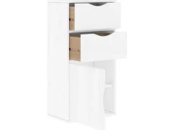 vidaXL Beistellschrank mit Schubladen ODDA Massivholz Kiefer 4103598* Sideboards|Kommode