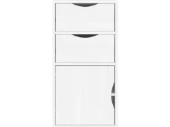 vidaXL Beistellschrank mit Schubladen ODDA Massivholz Kiefer 4103598* Sideboards|Kommode