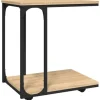 vidaXL Beistelltisch mit Rollen Sonoma 50x35x55,5 cm Holzwerkstoff* Tische