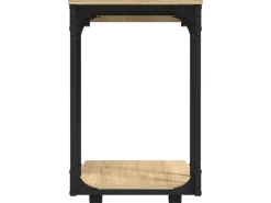 vidaXL Beistelltisch mit Rollen Sonoma 50x35x55,5 cm Holzwerkstoff* Tische