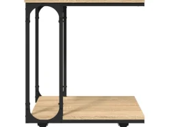 vidaXL Beistelltisch mit Rollen Sonoma 50x35x55,5 cm Holzwerkstoff* Tische
