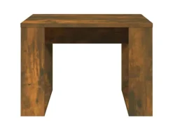 vidaXL Beistelltisch Räuchereiche 50x50x35 cm Holzwerkstoff 825825