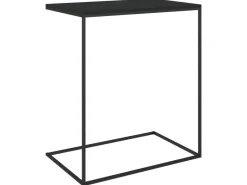 vidaXL Beistelltisch Schwarz 55x35x66 cm Holzwerkstoff