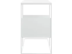 vidaXL Beistelltisch Weiß 55x36x59,5 cm Holzwerkstoff 343107* Tische
