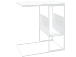 vidaXL Beistelltisch Weiß 55x36x59,5 cm Holzwerkstoff 343107* Tische