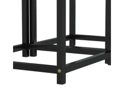 vidaXL Beistelltische 2 Stk. MDF Schwarz* Tische
