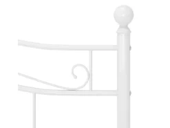 vidaXL Bett Weiß Metall 140x200 cm Modell 11115663
