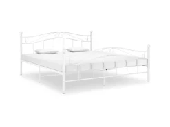 vidaXL Bett Weiß Metall 140x200 cm Modell 11115663