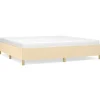 vidaXL Bettgestell Creme 200x200 cm Stoff Modell 31366788* Betten