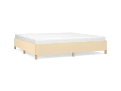 vidaXL Bettgestell Creme 200x200 cm Stoff Modell 31366788* Betten