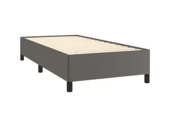 vidaXL Bettgestell Grau 90x190 cm Kunstleder Modell 21370055* Betten