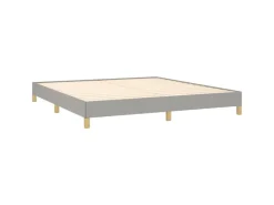 vidaXL Bettgestell Hellgrau 180x200 cm Stoff Modell 11397023* Betten