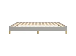 vidaXL Bettgestell Hellgrau 180x200 cm Stoff Modell 11397023* Betten