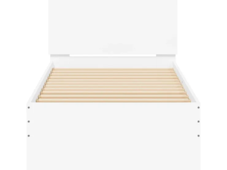vidaXL Bettgestell mit Kopfteil 90x200 cm Holzwerkstoff 838624* Betten