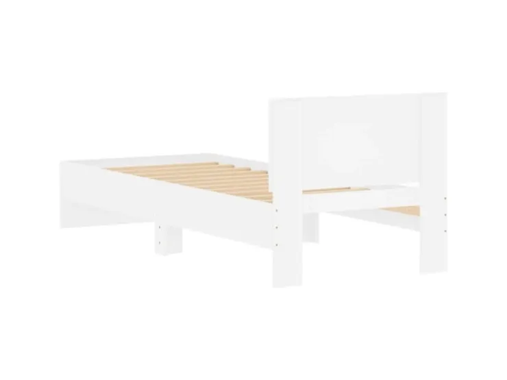 vidaXL Bettgestell mit Kopfteil 90x200 cm Holzwerkstoff 838624* Betten