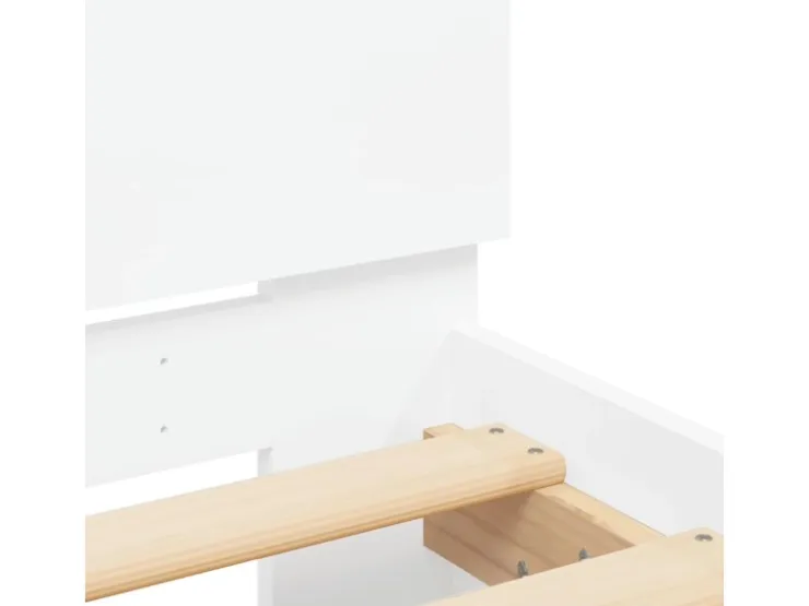 vidaXL Bettgestell mit Kopfteil 90x200 cm Holzwerkstoff 838624* Betten
