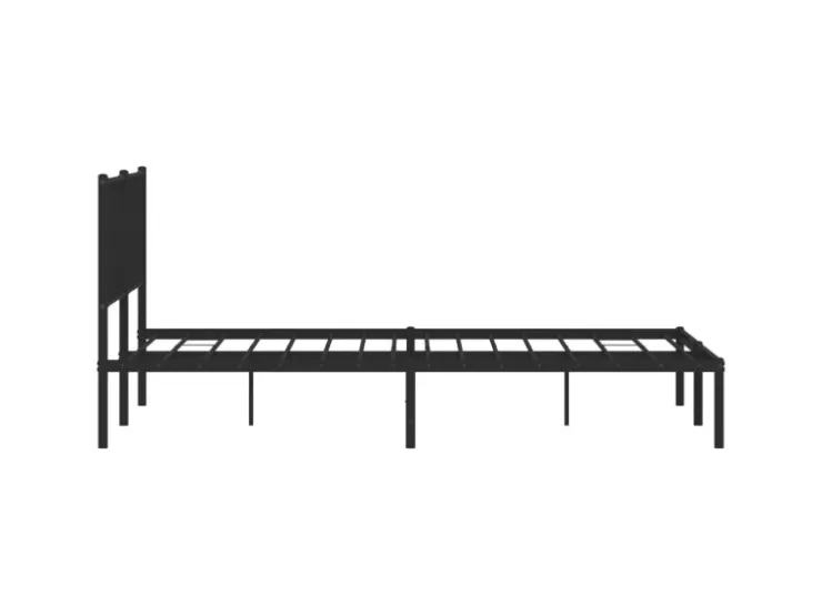 vidaXL Bettgestell mit Kopfteil Metall 180x200 cm 374441* Betten