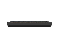 vidaXL Bettgestell mit LED 90x200 cm Holzwerkstoff 3281120* Betten
