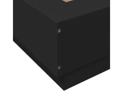 vidaXL Bettgestell mit LED 90x200 cm Holzwerkstoff 3281120* Betten