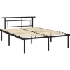 vidaXL Bettgestell Schwarz Metall 140x200 cm Modell 5651016* Betten