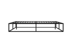 vidaXL Bettgestell Schwarz Metall 140x200 cm Modell 2650996* Betten