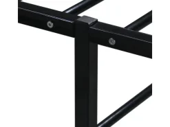 vidaXL Bettgestell Schwarz Metall 140x200 cm Modell 2650996* Betten