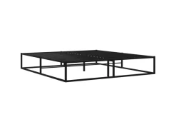 vidaXL Bettgestell Schwarz Metall 180x200 cm Modell 2650998* Betten