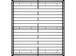 vidaXL Bettgestell Schwarz Metall 180x200 cm Modell 2650998* Betten