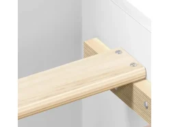 vidaXL Bettgestell Weiß 100x200 cm Holzwerkstoff 835932* Betten