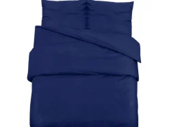 vidaXL Bettwäsche-Set Marine 220x240 cm Baumwolle 136147