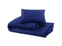 vidaXL Bettwäsche-Set Marine 220x240 cm Baumwolle 136147