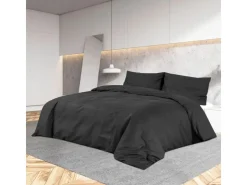 vidaXL Bettwäsche-Set 200x200 cm Leichte Mikrofaser 135976