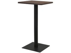 vidaXL BistRotisch Dunkle Esche 60x60x107 cm