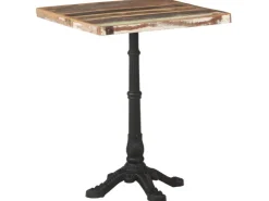 vidaXL BistRotisch 60x60x76 cm Altholz Massiv